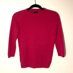 Cashmere Cropped sleeve sweater